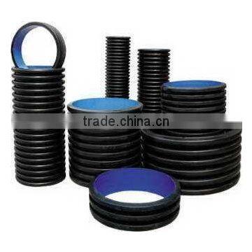 HDPE DWC Underground Drainage System Double Wall Corrugated Drainage Pipe photo-6