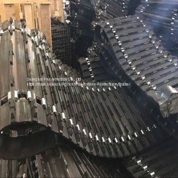 Снегоходная резиновая гусеница 500*50.5*56 с металлическим зажимом photo-4