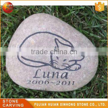 Wholesale Souvenir Carve Word Decoration Granite Cobble photo-4