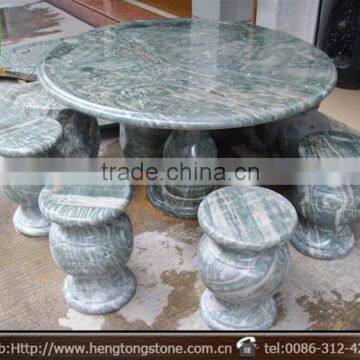 Natural Stone Coffee Table,Outdoor Round Slate Stone Table Chairs