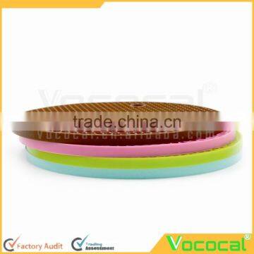 Small Round Silicone Honeycomb Pot Holder Placemat Cup Mat Coaster Place Mat photo-5