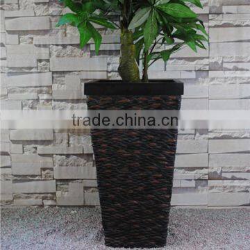 Different Style Home Garden Handmade Black Stone Molds Garden Resin Flower Pot photo-5