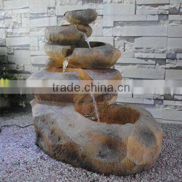 Popular Imitation Stone Garden Resin Outdoor Water Fountain photo-2