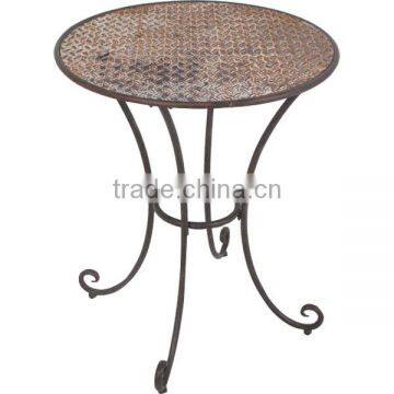 Rustic Metal Garden Table