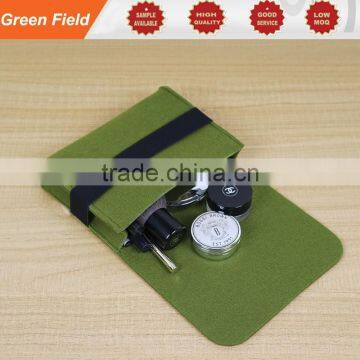 Mobile accessories felt bag, customized for phone 6x6 plus accessories felt bag