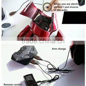 New Arrival Cool Ironman Arm 1:1 Wearable MK7 Flashing Light Arm Gloves,Cosplay Costume Remote Control Gloves With LED Light photo-5