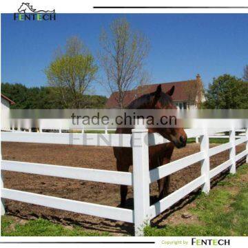 2104 hot sale White Vinyl Split Rail Fence