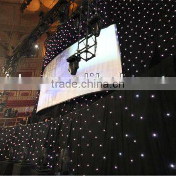 starry led fabric cloth curtain