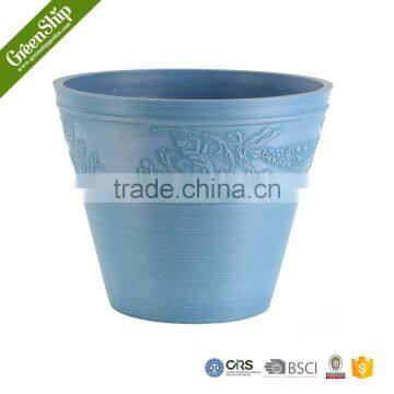 Antique Round Sculpture Ceramic 16' Garden Planter photo-3