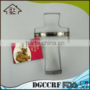 Small Budded Cross Fondant Cutters Stainless Steel Candy Molds photo-5