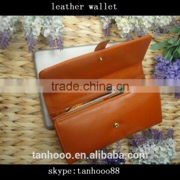 Emboss Logo Genuine Leather Ladies Wallets and Purses photo-4