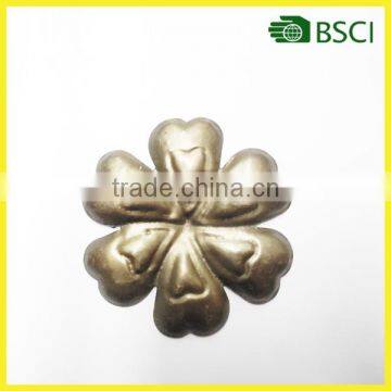 YS15B066 flower flat iron parts for home decoration or garden decor