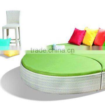 rattan sun lounge beach bed