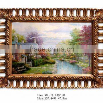 FA-136G-01 Leading Vintage Ornate Paintings for Vertical and Horizontal Hanging photo-3