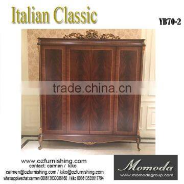 YB70-2 Luxury Royal Furniture Italian Furniture Made in China Hand Carved Writing Desk- photo-5