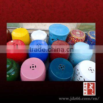 Different Color Ceramic Glazed Stool photo-2