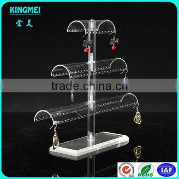 Factory Black 3 Line Most Pop Tabletop Hot Sale Earring Display Shelf photo-4