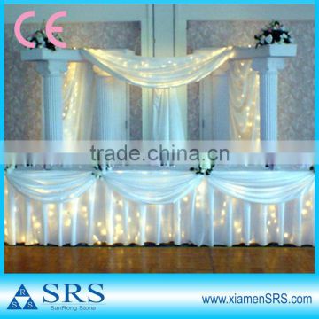 Beautiful decorative wedding pillar