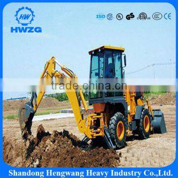 front bucket loader with attachments digger/auger/road sweeper/concrete mixing bucket
