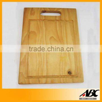 Good Quality Pine Wood Groove Bamboo Chopping Board