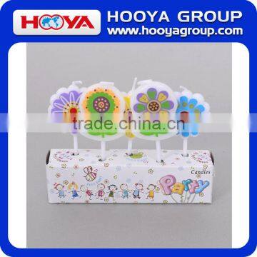 Flowers Shaped Children Party Birthday Candle