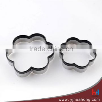 High quality and eco-friendly stainless steel cookie cutter with PVC rim wholesale (HCM-M30)