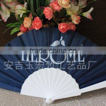 Cheap Fabric Hand Held Plastic Fan photo-2