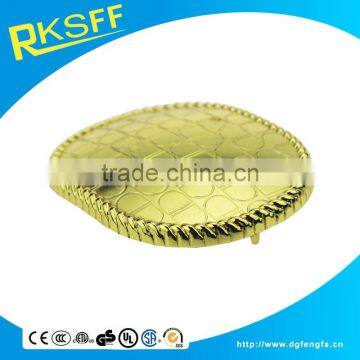 High Quality Gold Metal Big Fashion Belt Buckle Manufacturer photo-2