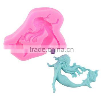 Liquid Silica Gel Mould DIY Chocolate Handmade Cake Mould Cake Decorating Tool Mermaid 1688 Agent photo-2