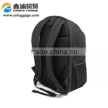 Black Nylon Travel Backpack Laptop Bag photo-2