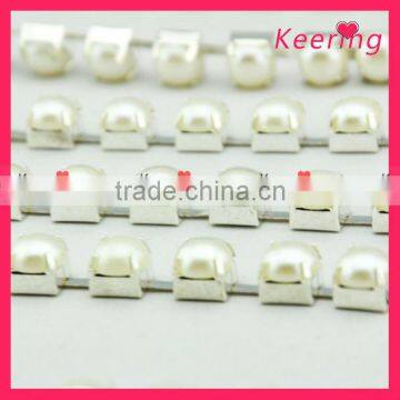 Keering White Pearl Cup Chain in the Bulk WRC-001 photo-3