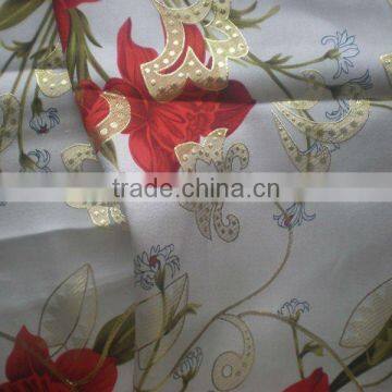 100% cotton satin stripe fabric