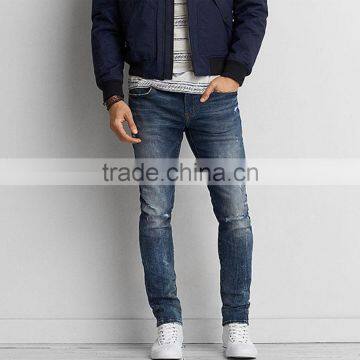 Wholesale Cheap Damaged Man New Brand Skinny Jeans