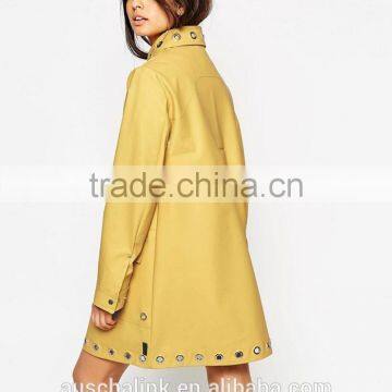 Outdoor Custom Women Waterproof Trench Coat Fashion Designs photo-3