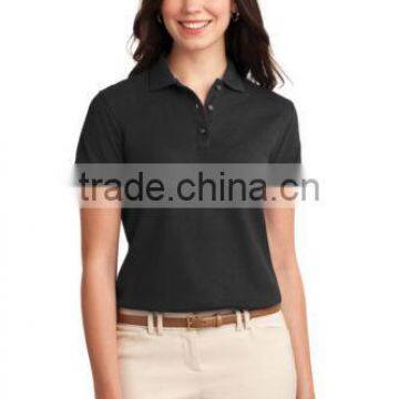 2016 Latest High Quality Solid Slim Multiple Colour Woman's Polo T-Shirt photo-6