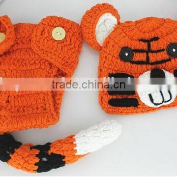 Cat Newborn Baby Boy Girl Kids Crochet Beanie Outfit Set Hat Photo Prop Clothes photo-2