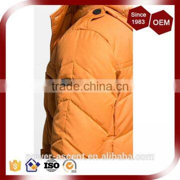 Zipper Double Layer Front Men's Business Quilting Padding Jacket For Winters photo-2