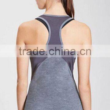 Hot Sale Ladies Tank Top 2017 Fitness Tank Top Mesh Dry Fit Sports Wear photo-2