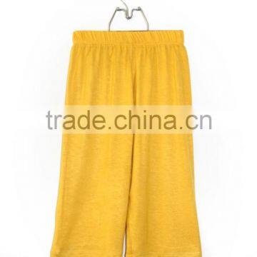 Wholesale winter baby girl plain solid color cotton pajamas pants