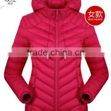 High Quality New Design Custom Ladies Winter Quilted Garment Ultra Light Western Down Jacket photo-2