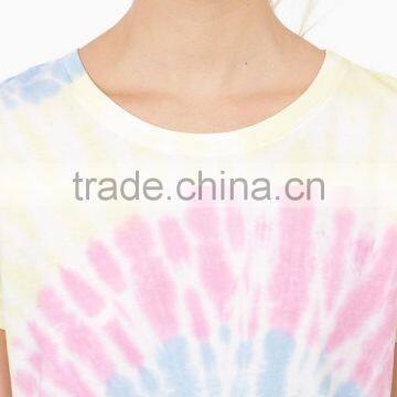 Hot Selling Tie Dye T-shirt Dress Design Beach Dress for Woman 2015 photo-6