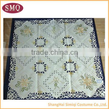 beautiful design embroidery clear vinyl tablecloth