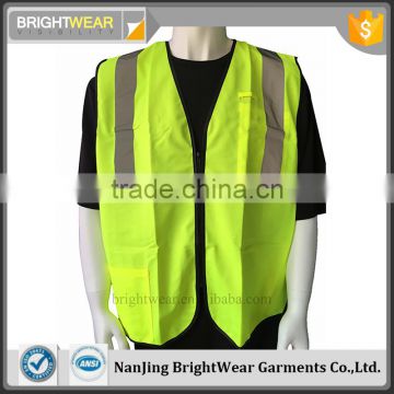 hi vis ansi chinese local sew-on tape worker reflecting vest