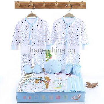 Wholesales Spring Autumn Cotton Printing Baby Clothes Set Wear photo-3