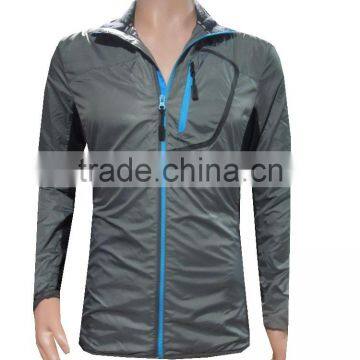 OEM Wholesale Custom Made Nylon Fabric Breathable Sport Jacket Men Reflective Jacket