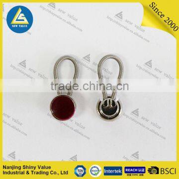 Silver Color Spring Type High Tension Metal Collar Extenders in Different Colors Crystal Studded photo-4