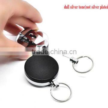 Wholesale Retractable Key Ring Reels With Belt Clip 7cm photo-3
