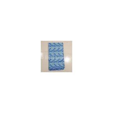 Blue White African Embroidery Lace Fabric For Lingerie