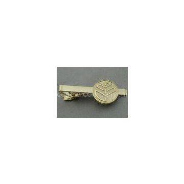 Aluminum, Stainless Steel, Copper Stamping Personalized Tie Bar, Collar Tie Bars With Gold Plating