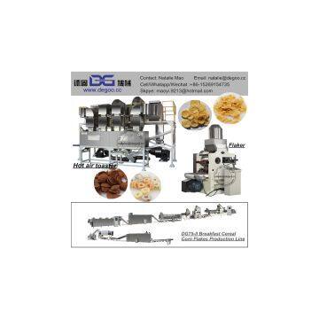 Snack equipment breakfast cereal machine, breakfast cereal food production line , corn flake machinery